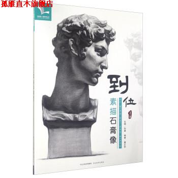 【正版书】 到位 素描石膏像 唐正华 著,孙建 编 河北美术出版社