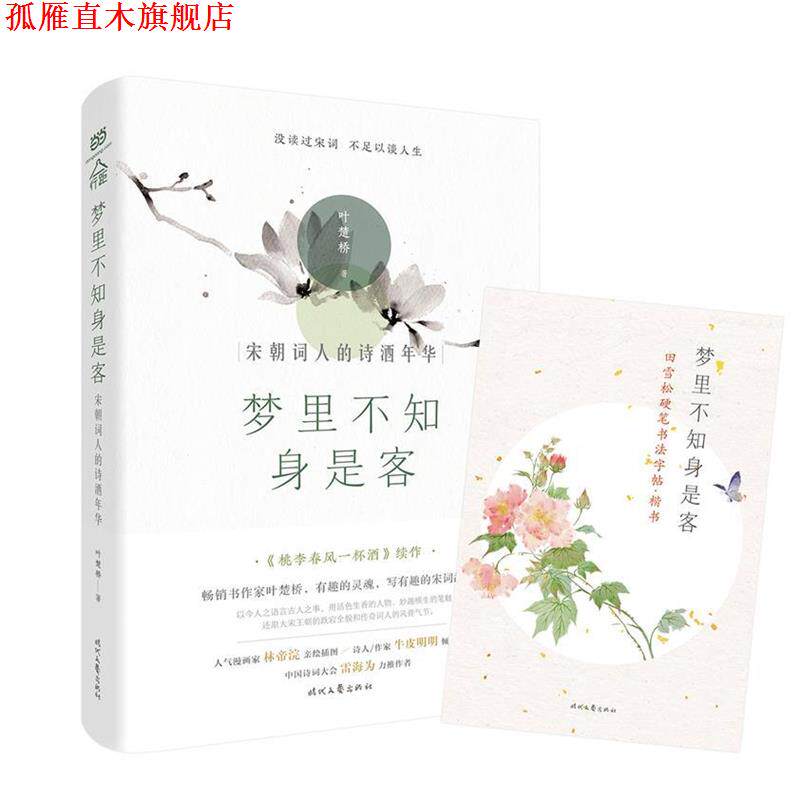 【正版书】 梦里不知身是客:宋朝词人的诗酒年华 叶楚桥 时代文艺出版社