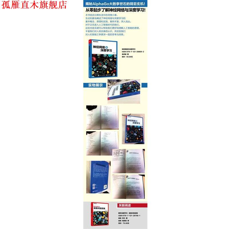 【正版书】 神经网络与深度学习 吴岸城 电子工业出版社