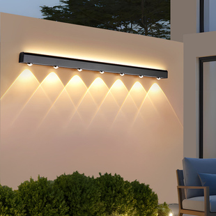 户外防水长条壁灯过道阳台露台庭院外墙氛围灯别墅花园山丘洗墙灯