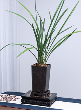 黑檀实木方形工艺品摆件底座花瓶茶壶盆景奇石玉器铜香炉明式木托