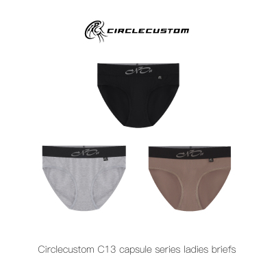 【CIRCLECUSTOM】C13内裤胶囊系列棉莫女士三角裤中腰叠穿原创