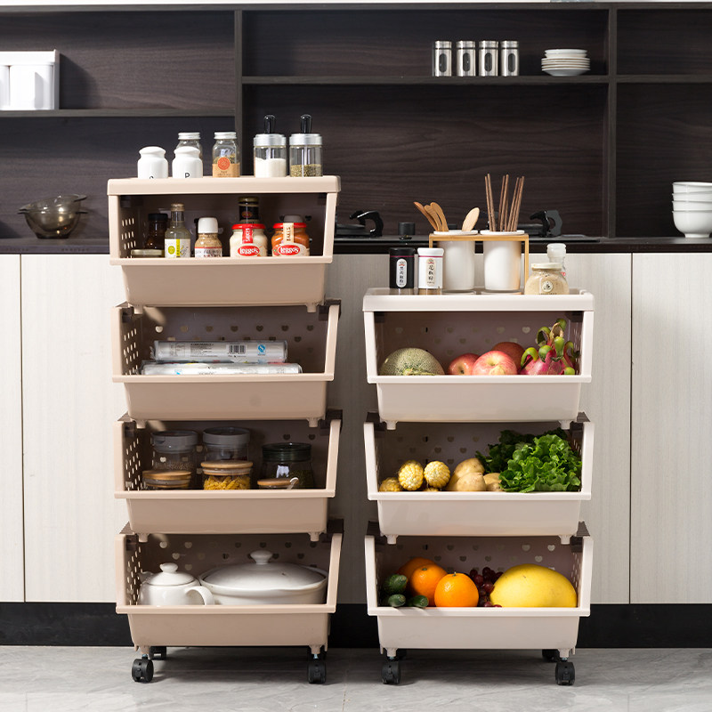 兴起收纳篮厨房菜篮子整理架家用大容量置物架落地式多层收纳架子,收纳整理,整理架/置物架/收纳架,淘宝优惠券,粉丝福利购,淘宝优惠卷