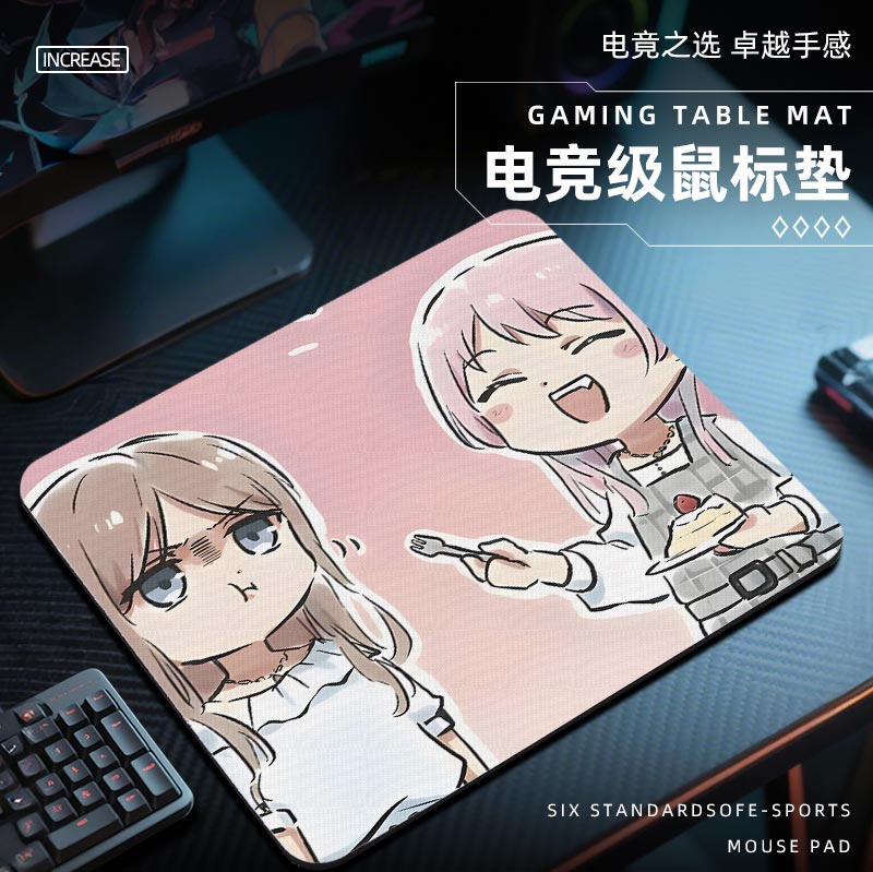 MYGO二次元鼠标垫电竞fps游戏专用电脑桌垫子大小号桌面女孩可爱