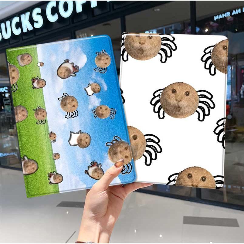 蜘蛛耄耋华为平板matepad11保护套5s壳air12哈基米v8pro抽象8荣耀9男m6外壳小米7三折6pro适用7s红米kpad2024