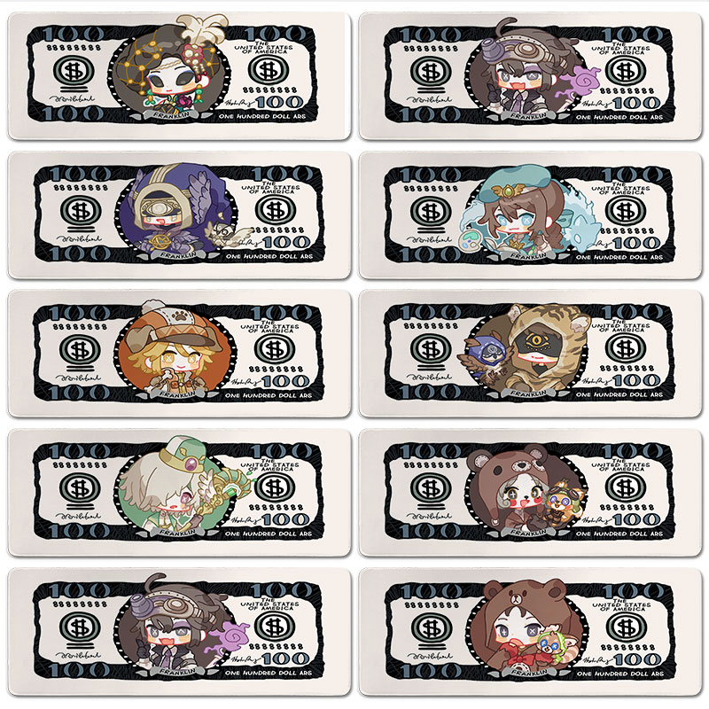 第五人格Q版鼠标垫子超大号桌面垫锁边滑鼠垫货币版恶搞怪守夜人