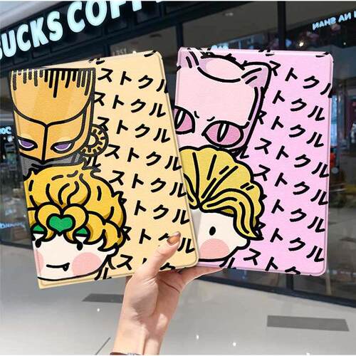 JOJO的奇妙冒险华为平板matepad11保护套5s壳air12v8pro男女生8荣耀9周边m6外壳小米7三折6pro适用7s红米kpad