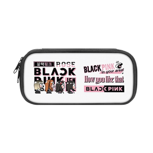 blackpink笔袋小学生文具盒初中生铅笔盒笔盒男童女孩子男生男孩2026新款文具铅笔袋金智妮智秀朴彩英文具袋
