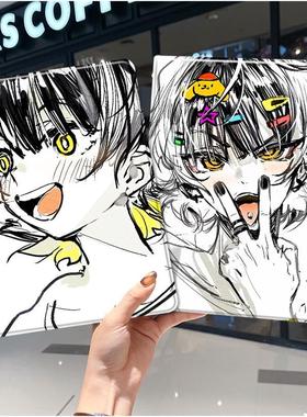 蓝色监狱2024款ipad10保护套pro2018苹果mini5外套ipod9迷你4壳air6适用2平板3带笔槽十7第8代ioad三折周边九