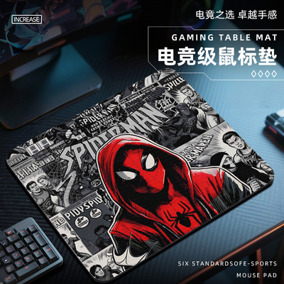 SpiderMan蜘蛛侠鼠标垫电竞fps游戏专用2026新款电脑桌垫子小号男