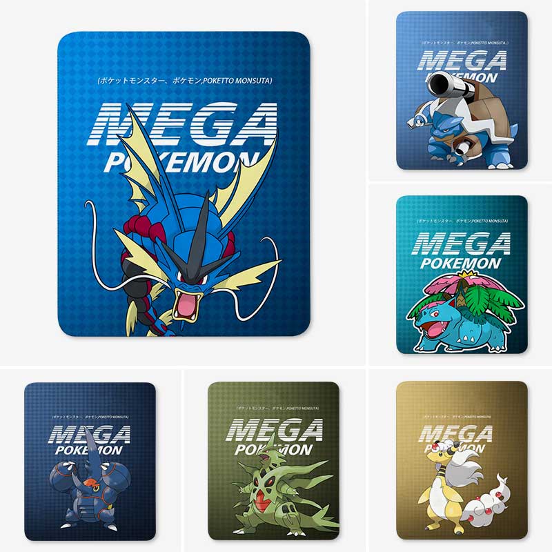 mega宝可梦鼠标垫子小号锁边办公加厚电竞游戏定制动漫二次元男生