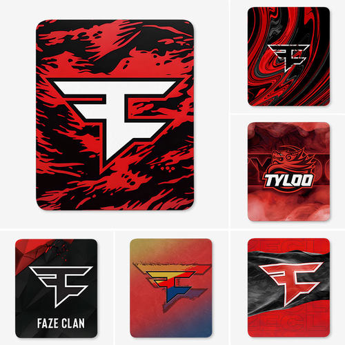 faze clan鼠标垫小号电脑垫子男女生锁边家用野荷FPS游戏周边电竞