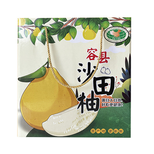 容县沙田柚纸箱批发包装盒水果礼品盒柚子礼盒4个装彩箱现货定制