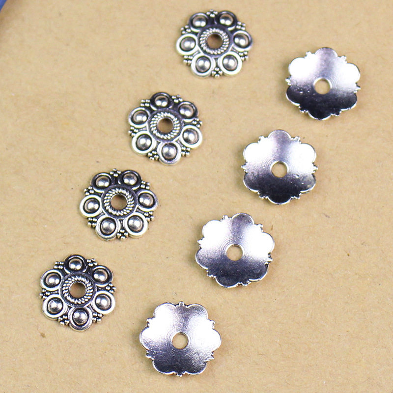 复古风藏银隔片花托花帽DIY佛珠手串手工饰品配件材料大孔径,饰品/流行首饰/时尚饰品新,银饰配件,淘宝优惠券,粉丝福利购,淘宝优惠卷