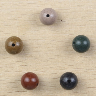 合香珠8MM圆珠五行多宝文玩香木DIY佛珠持久药香味香丸手串散珠子