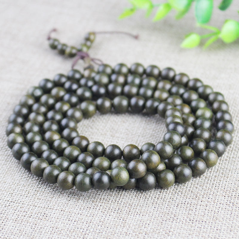 厂家阴沉金丝楠木手串108颗佛珠念珠手链木质文玩男女自然香