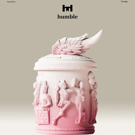 humble帕特农系列羽栖·起飞香薰蜡烛圣诞礼盒生日礼物卧室摆件