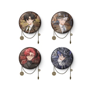 【阅文好物】时光代理人 蒸汽时代链条双闪徽章周边木灵