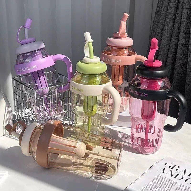 高颜值夏天茶水便携新款杯杯子冰霸女生水杯吸管大容量学生分离,包装,塑料瓶,淘宝优惠券,粉丝福利购,淘宝优惠卷