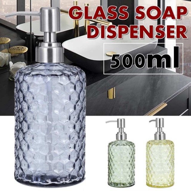 500Ml Liquid Soap Dispenser Bottle Facial Cleanser Stainless