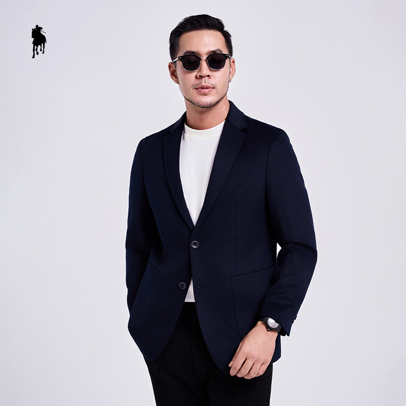 PAOLO GARAGE西服男2025秋冬新款商务休闲外套男简约高级感小西装