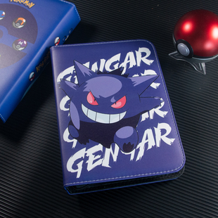 精灵宝可梦ptcg卡册皮质拉链2*2容量活页收藏册神奇宝贝收纳包