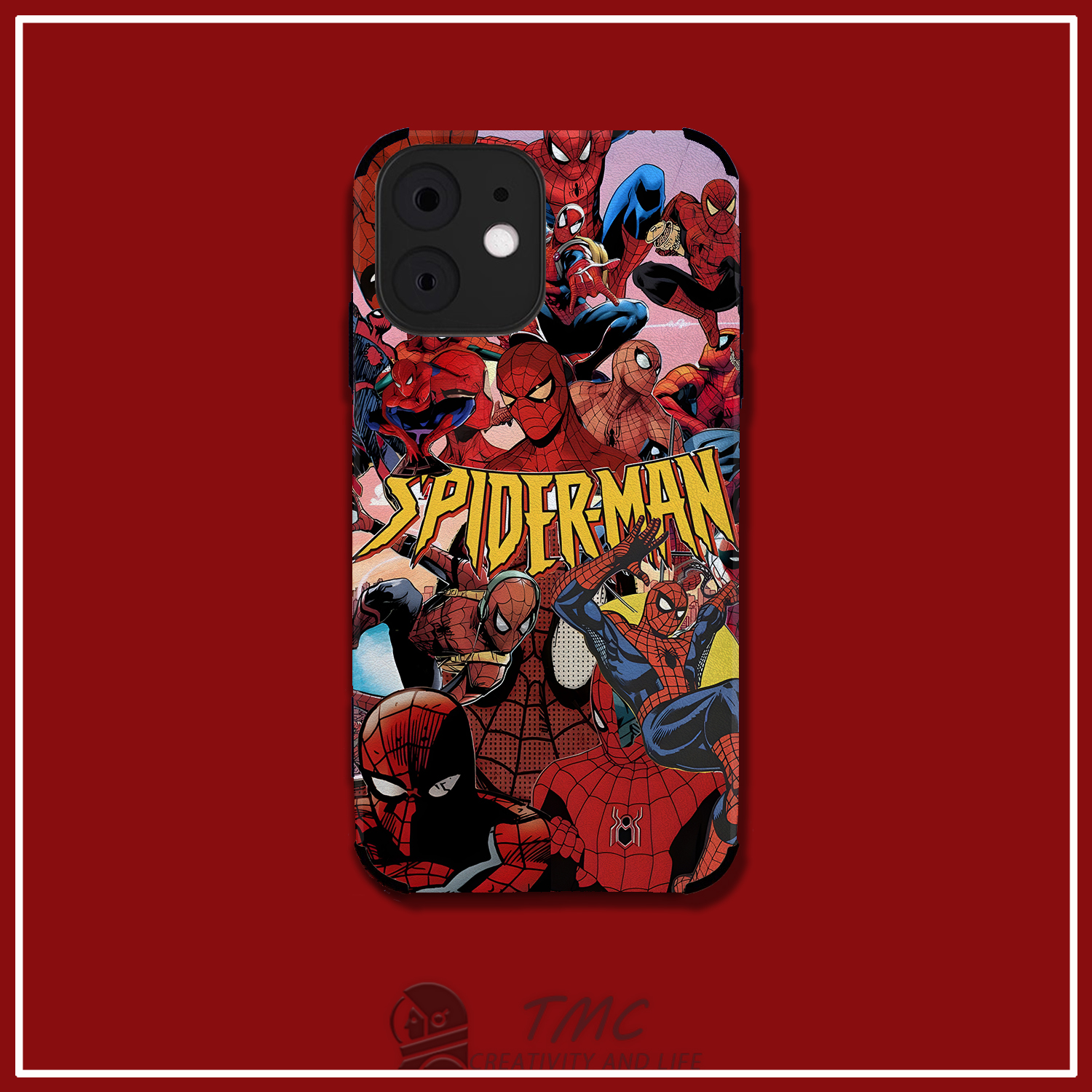 漫威漫画蜘蛛侠合集手机壳适用于苹果14promax小米14红米K70全包iPhone13欧美卡通iqoo10/reno11防摔华为p60