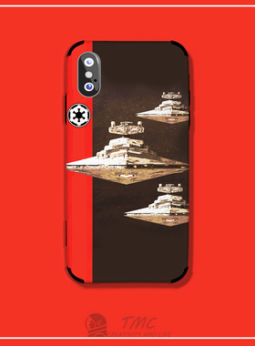星球大战帝国歼星舰手机壳适用华为nova7小米12/iphone13iqoo8pro
