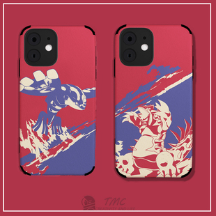 宝可梦固拉多盖欧卡动漫手机壳适用于苹果13pro全包iPhone12iqoo8