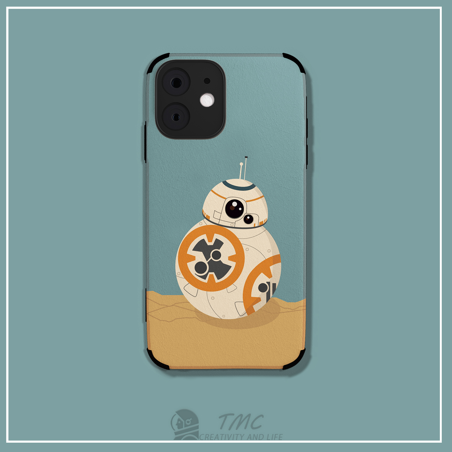 动漫星球大战BB8机器人手机壳适用于华为mate40pro小米14苹果13防摔iPhone15全包nova11/p50荣耀90三星s23+