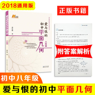 爱与恨的初中平面几何七八九年级初中几何数学专题训练复习资料教辅书初中同步教材培优新方法系列丛书湖北人民