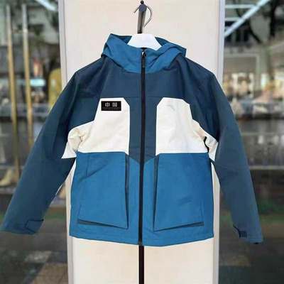 安踏冰雪新款保暖大童防水羽绒服