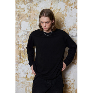 长袖 Ntlak 舒适保暖高品质口粮款 棉质奢享 T恤 匹马棉羊毛混纺