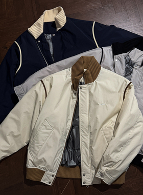 Ntalk 撞色轻量化新国标90白鸭绒高级时装感夹克羽绒服冬季外套