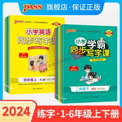 2024新小学写字课1-6年级练字帖