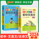 七八九年级文言文完全解读全解全析初一二三中考必背古诗文pass绿卡图书语文基础知识 2024新图解速记初中文言文初中古诗文RJ人教版