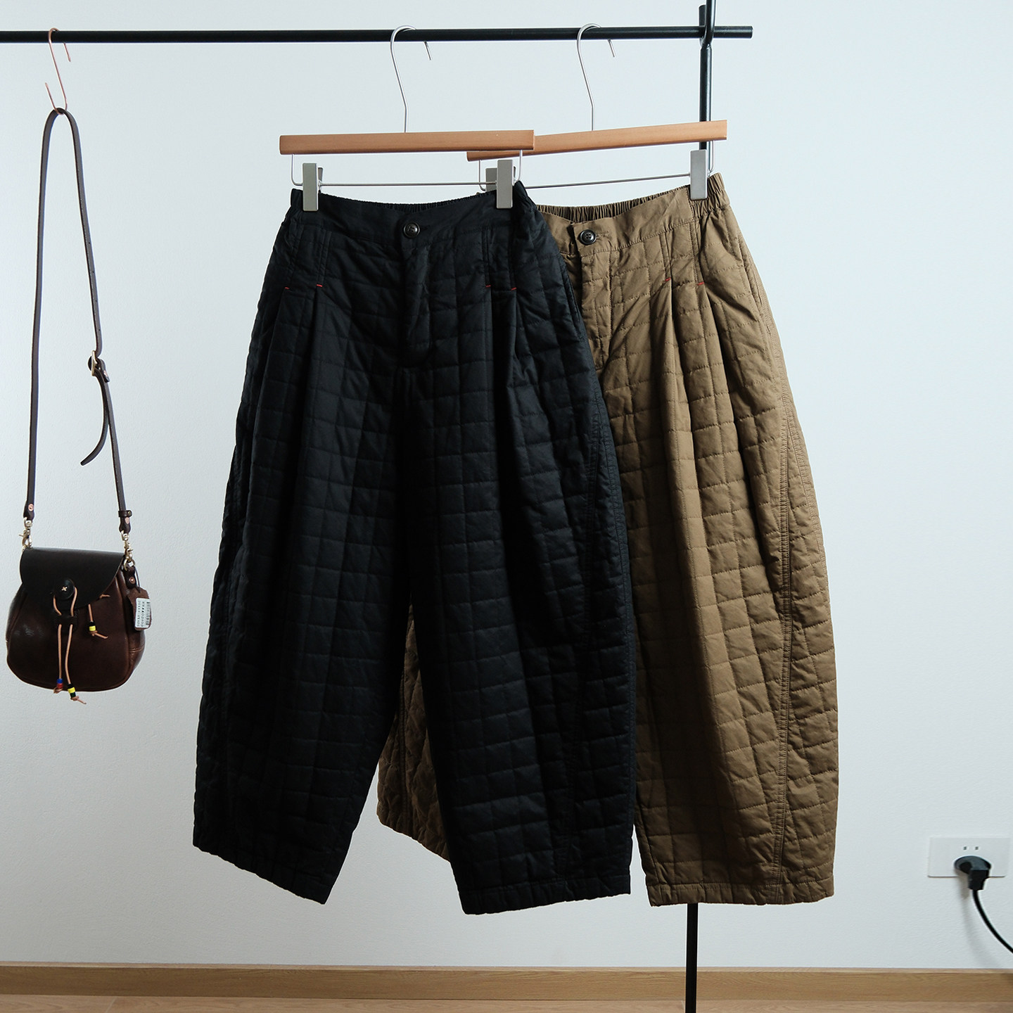 日系简约风保暖阔腿棉裤一七然冬季新款宽松显瘦夹棉小方格休闲裤,女装/女士精品,棉裤/羽绒裤,淘宝优惠券,粉丝福利购,淘宝优惠卷