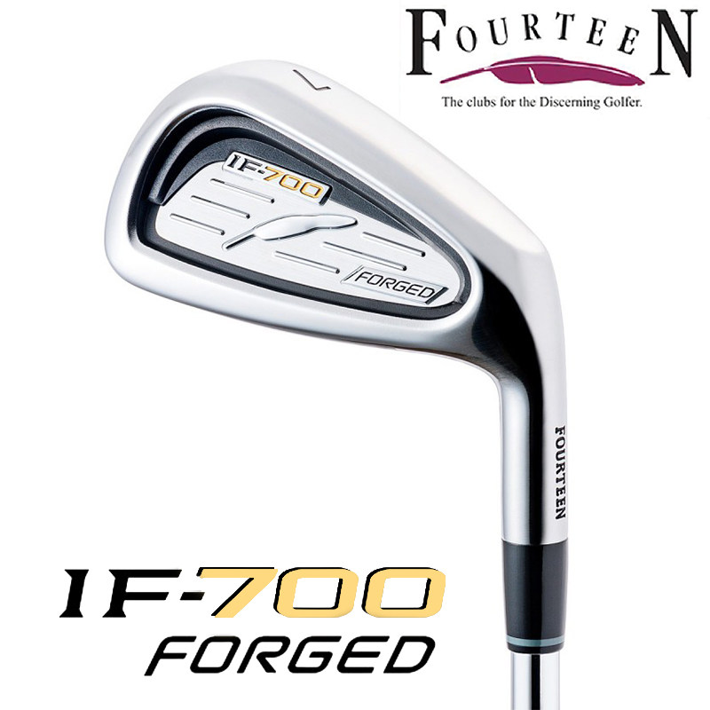 fourteen小羽毛高尔夫铁杆组if-700软铁锻造高容错易打 新款