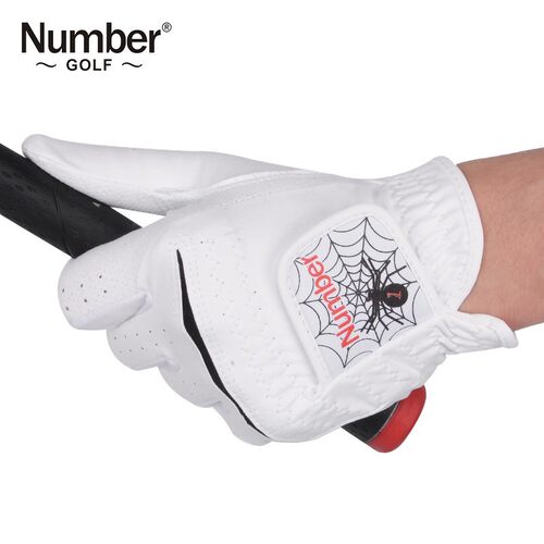 Number高尔夫手套 个性蜘蛛LOGO 男士单只左手 NMG-012新款 正品