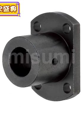 加厚壁导向轴支座对边法兰固定座支撑座STHCBN/STHCN16/20/25/30