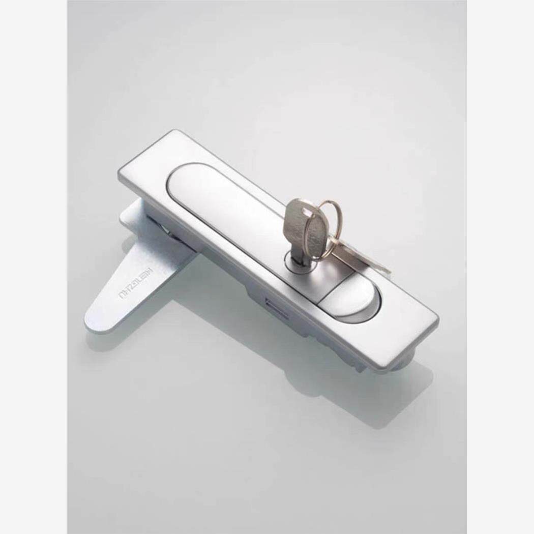 E-LXAT62-A84 E-LXAT61-A117把手按压式平面锁三点式 机柜门锁