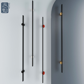 不锈钢拉手方圆极简独特设计实木门把手推拉玻璃门拉手办公楼酒店