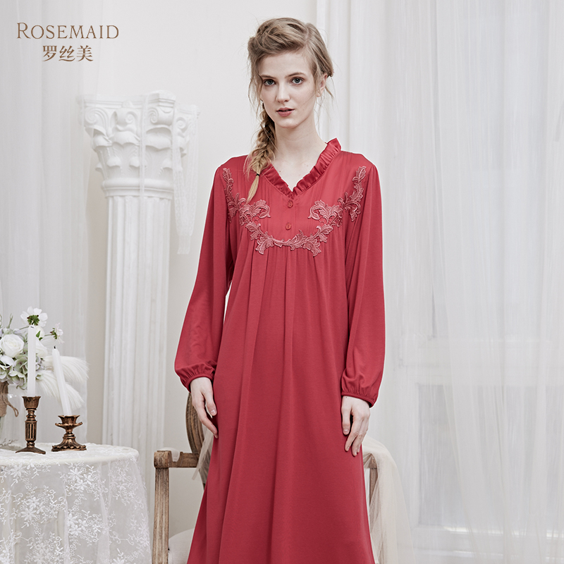 Rosemaid/罗丝美秋冬睡裙