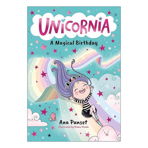 英文原版 Unicornia A Magical Birthday 独角兽尼亚 神奇的生日 儿童奇幻故事小说 英文版 进口英语原版书籍