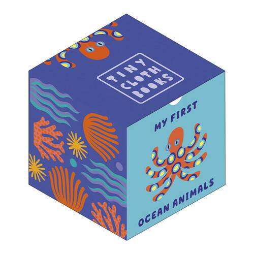 英文原版 My First Ocean Animals 海洋动物 低幼儿童早教启蒙认知布书 英文版 进口英语原版书籍