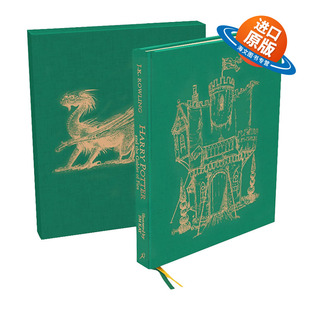 and 小说 Potter 英文版 书籍 英文原版 豪华精装 the Harry 哈利波特与火焰杯 Fire Goblet 进口英语原版 彩绘版