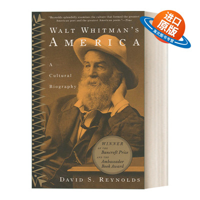 英文原版 Walt Whitman's America 沃尔特·惠特曼的美国 一部文化传记 David S. Reynolds 英文版 进口英语原版书籍