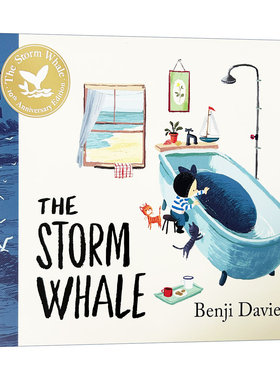 英文原版 The Storm Whale 那天来的鲸鱼 10周年纪念版 Benji Davies绘本 英文版 进口英语原版书籍