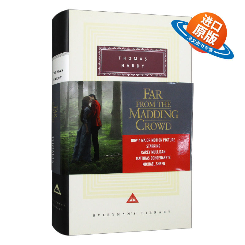 英文原版 精装小说 Far from the Madding Crowd 远离尘嚣 人人图书馆精装收藏版 英文版 进口英语原版书籍
