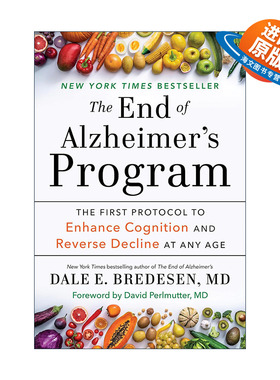 英文原版 The End of Alzheimer's Program终结阿尔茨海默病实操手册 提升认知能力 逆转阿尔茨海默病的首套操作规程Dale Bredesen